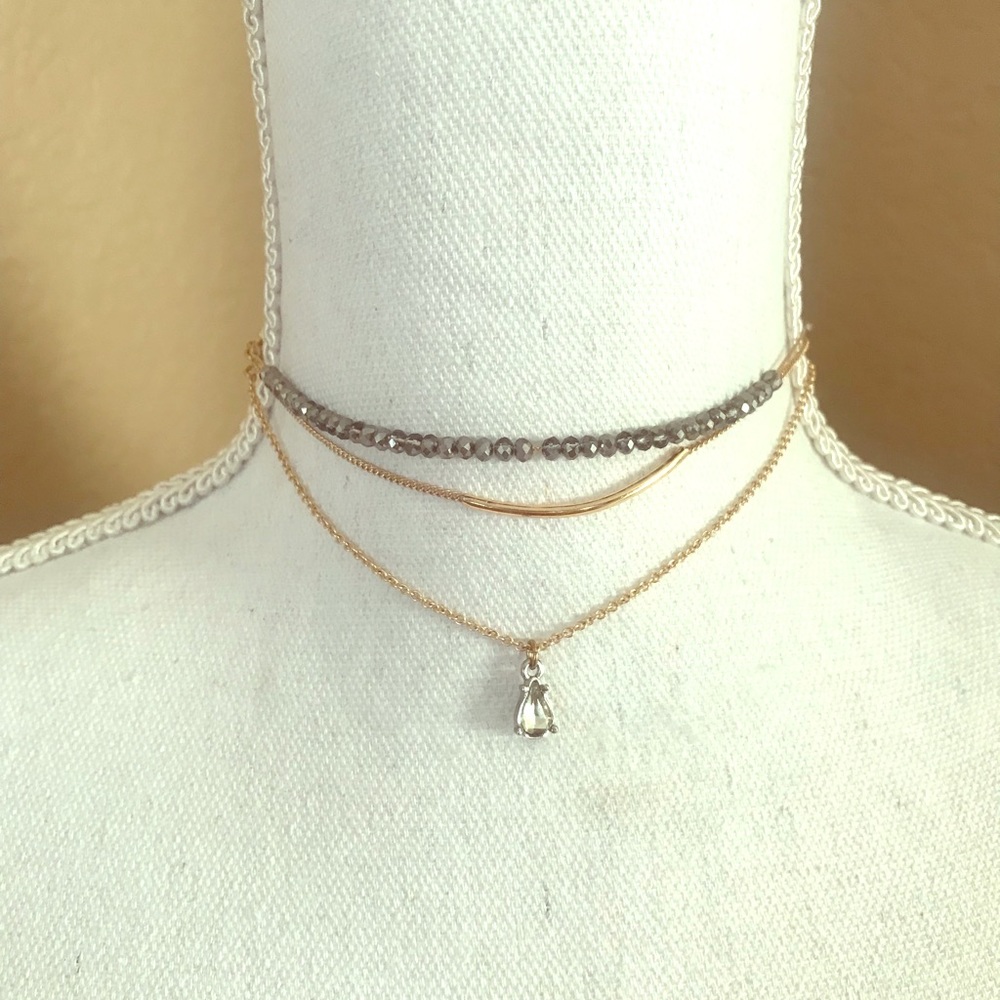 ❗️ 3/$12 ❗️ Mix metal choker